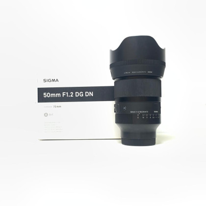 [USED] Sigma 50mm F1.2 DG DN Art Lens for Sony E (98% Like New with Box)