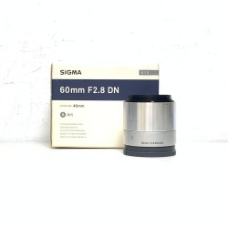 [USED] Sigma 60mm F2.8 DN Art Lens for Sony E Mount (96% Like New with Box)