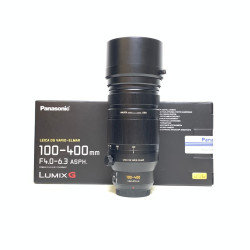 [USED] Panasonic Leica DG Vario-Elmar 100-400mm F4-6.3 ASPH. POWER O.I.S. Lens (98% Like New with Box)