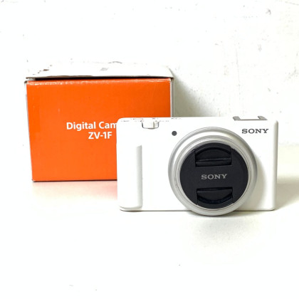 [USED] Sony ZV-1F ZV1F Digital Camera (White, 98% Like New With Box)