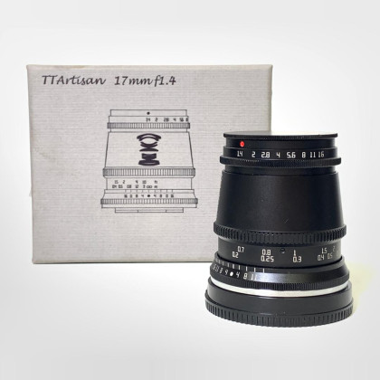 [USED] TTArtisan 17mm F1.4 Lens For Sony E (99% Like New With box)
