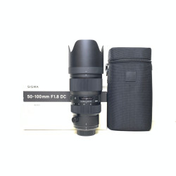 [USED] Sigma 50-100mm f1.8 DC HSM Art Lens for Nikon F Mount (95% Like New)
