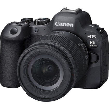[JULY SALE] Canon EOS R6 Mark II Mirrorless Camera with 24-105mm F4-7.1 Lens (Canon My) (Free RM200 TNG Rebate) (Option: Extra LP-E6P Battery And 128GB Memory Card)