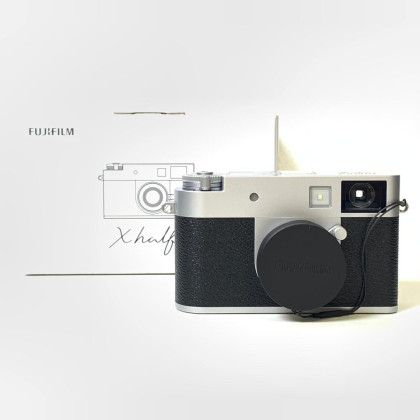 [DISPLAY UNIT] FUJIFILM X half Digital Camera (Silver, SC 0, 99.99% Like New with Box)