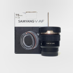 [USED] Samyang V-AF 75mm T1.9 FE Cine Lens (Sony E-Mount, 96% Like New With Box)