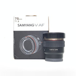 [USED] Samyang V-AF 75mm T1.9 FE Cine Lens (Sony E-Mount, 98% Like New with Box)