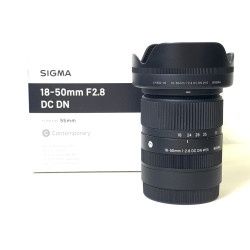 [USED] Sigma 18-50mm F2.8 DC DN Contemporary Lens for Sony E-Mount (97% Like New With Box)