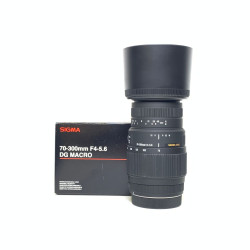 [USED] Sigma 70-300mm F4-5.6 DG Macro Lens for Canon EF Mount (99% Like New with Box)