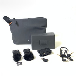 [USED] DJI Mic Mini 2-Person Compact Wireless Microphone System for Camera & Smartphone (2.4 GHz) (2TX + 1 RX) (98% Like New With Pouch)