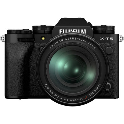 [AUG SALE, RM400 TNG] FUJIFILM X-T5 Kit 16-80mm f4 Lens (Black / Silver)