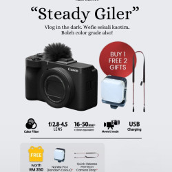 (JUNE SALE) Canon PowerShot V1 Digital Camera (Free Nanlite Pico + Camera Strap Online Redemption) (3 Years Canon Malaysia warranty)