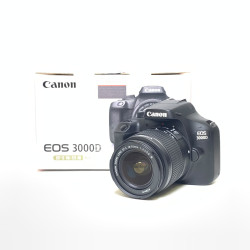 [USED] Canon EOS 3000D with EF-S 18-55mm III Lens (SC 1K Only, 99% Like New With Box)