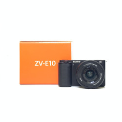 [USED] Sony ZV-E10 Kit 16-50mm Lens (Unregistered Sony MY WTY, SC 4K, 98% Like New With Box)