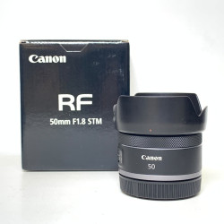 [USED] Canon RF 50mm F1.8 STM Lens  (98% Like New with box)
