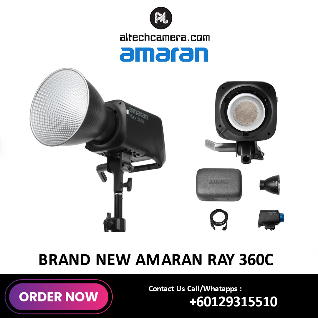 Amaran Ray 360c RGB LED Monolight - Altech Camera