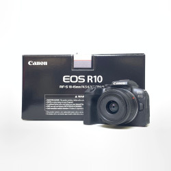 [USED] Canon EOS R10 Kit 18-45mm Lens (Canon Wrty 06/2029, SC Below 1k, 99.99% Like New With Box)