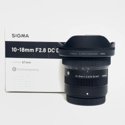[USED] Sigma 10-18mm F2.8 DC DN C Lens for Fuji X Mount (99% Like New With Box)