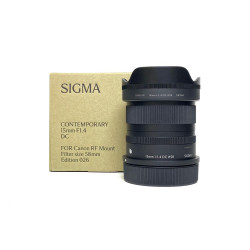 [USED] Sigma 15mm f1.4 DC Contemporary Lens (Canon RF) (Unrg Sigma My Warranty, 99% Like New With Box)