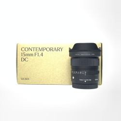[USED] Sigma 15mm f1.4 DC Contemporary Lens Fujifilm X (99% Like New With Box)