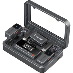 NEW Saramonic Air 02 2-Person Mini Wireless Lavalier Microphone System (2TX + 1RX + 2x Lavalier Microphone)