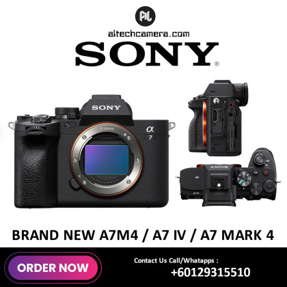 [MERDEKA SALE - TNG REBATE RM600] Sony A7 IV Mirrorless Camera Body Only