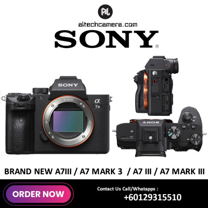 (JULY SALE) Sony a7 III A7 Mark III Body (Online Redeem RM200 TnG Rebate)