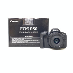 [USED] Canon EOS R50 Kit 18-45mm Lens (SC 5K, Canon MY Wty til July/2028, 99% New With Box)