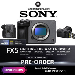 [PRE-ORDER] Sony FX5 Cinema Camera (Preorder-Order 23/07 - 16/08 2026)