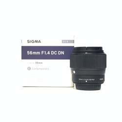 [USED] Sigma 56mm f1.4 DC DN Contemporary Lens for Fujifilm X-Mount (99% Like New With Box)