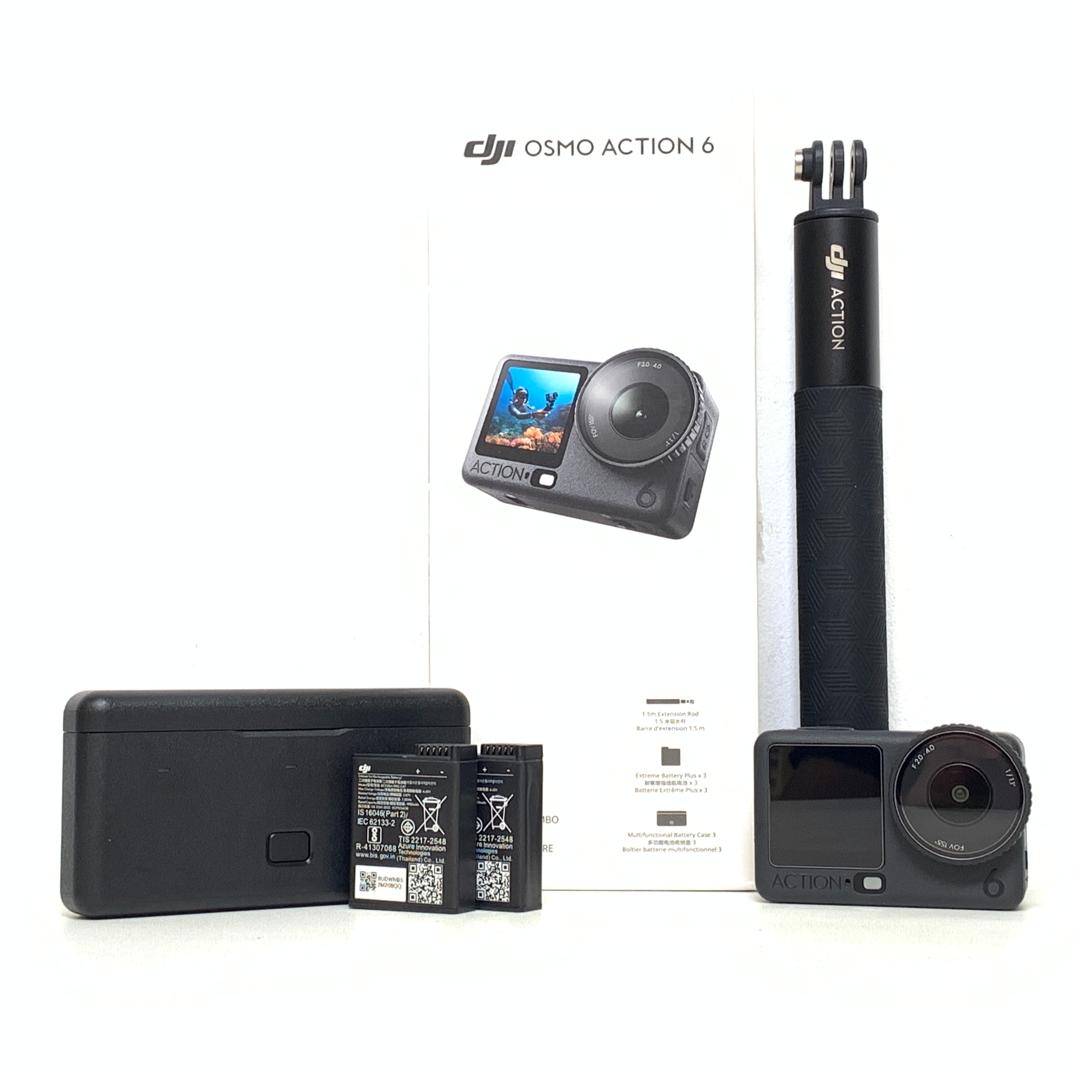 [USED] DJI Osmo Action 6 Adventure Combo (DJI My Warranty Until 4/2027, 99% Like New With Box) — DJI Osmo Action 6 Adventure Combo