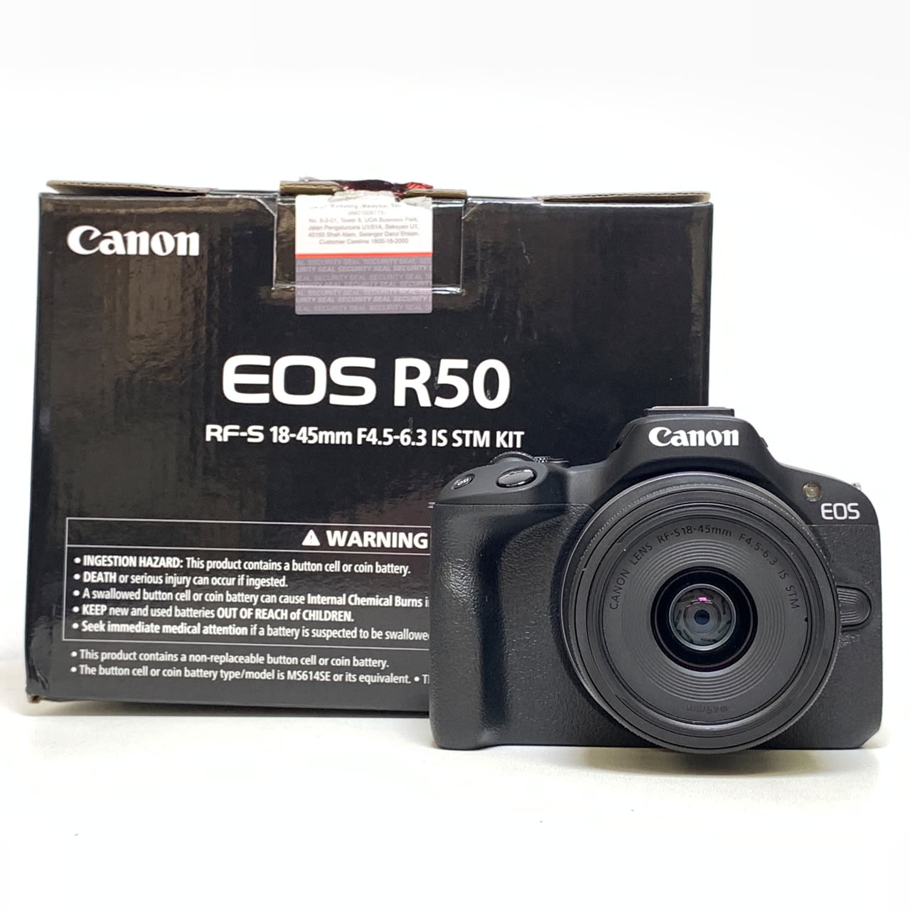 [USED] Canon EOS R50 Kit 18-45mm Lens (SC 1K Only, Canon Wty Til Nov 2030, 99% Like New With Box) — [USED] Canon EOS R50 Kit 18-45mm Lens
