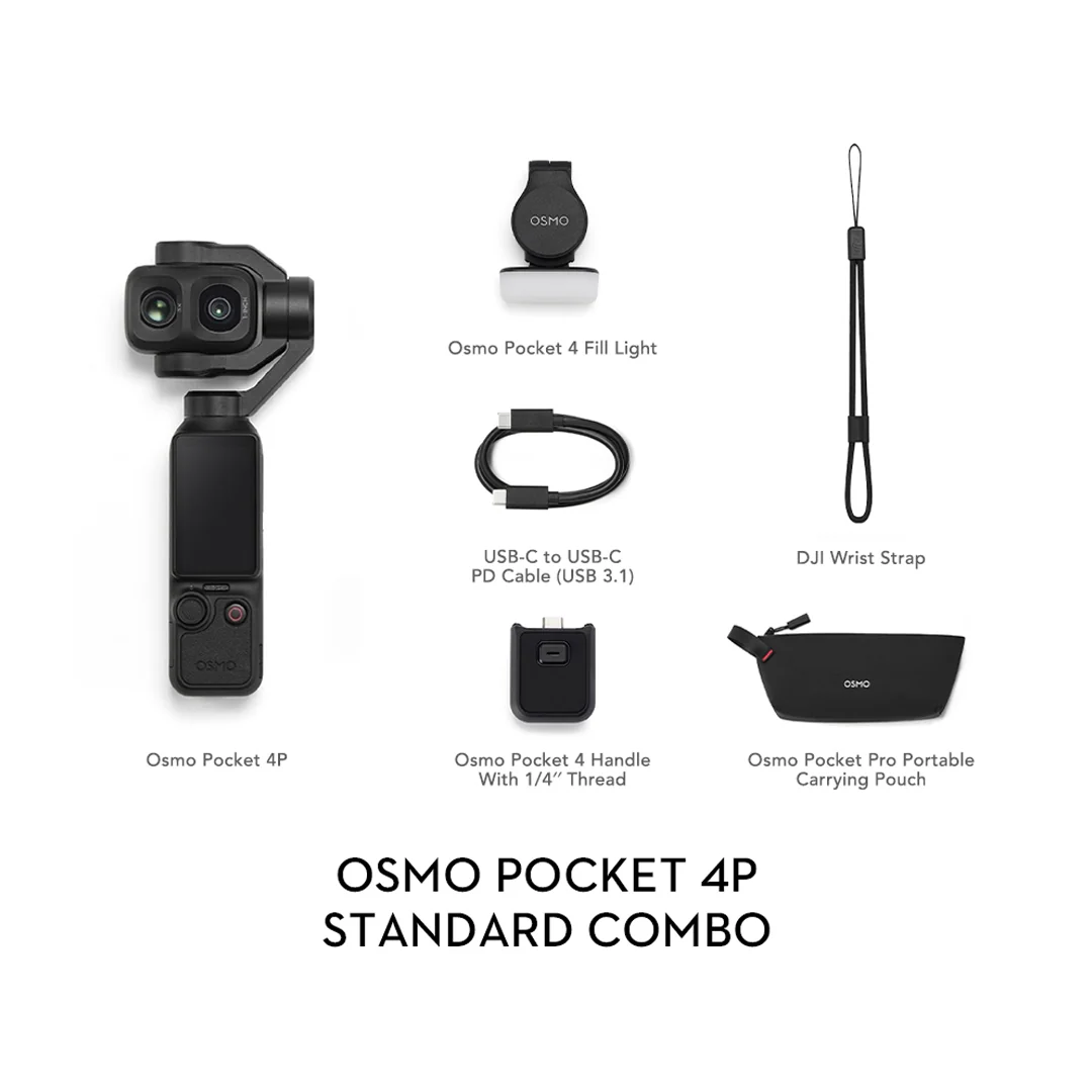 [Pre Order] DJI OSMO Pocket 4P (Standard / Vlog Combo) — [Pre Order] DJI OSMO Pocket 4P Standard