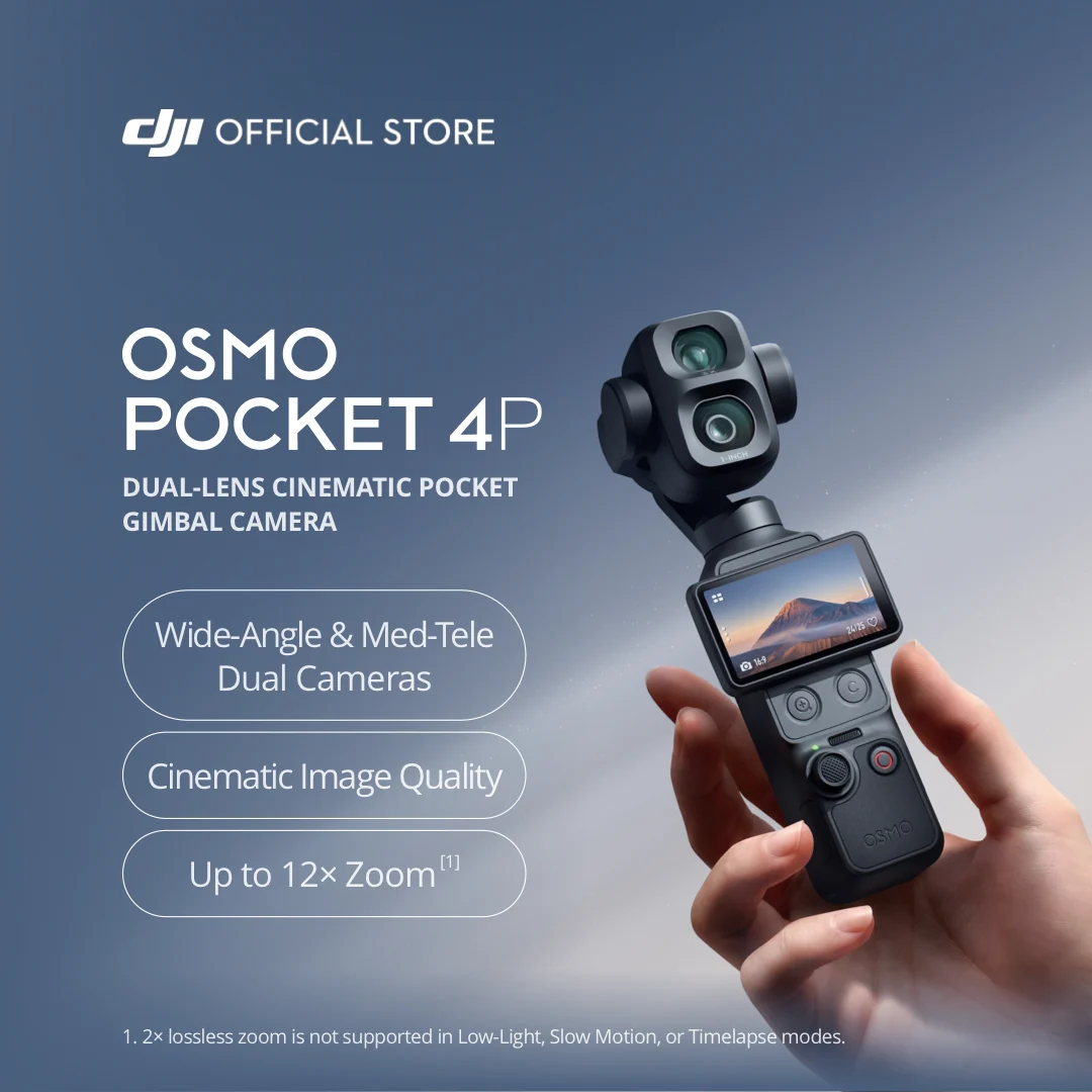 [Pre Order] DJI OSMO Pocket 4P (Standard / Vlog Combo) — [Pre Order] DJI OSMO Pocket 4P Standard