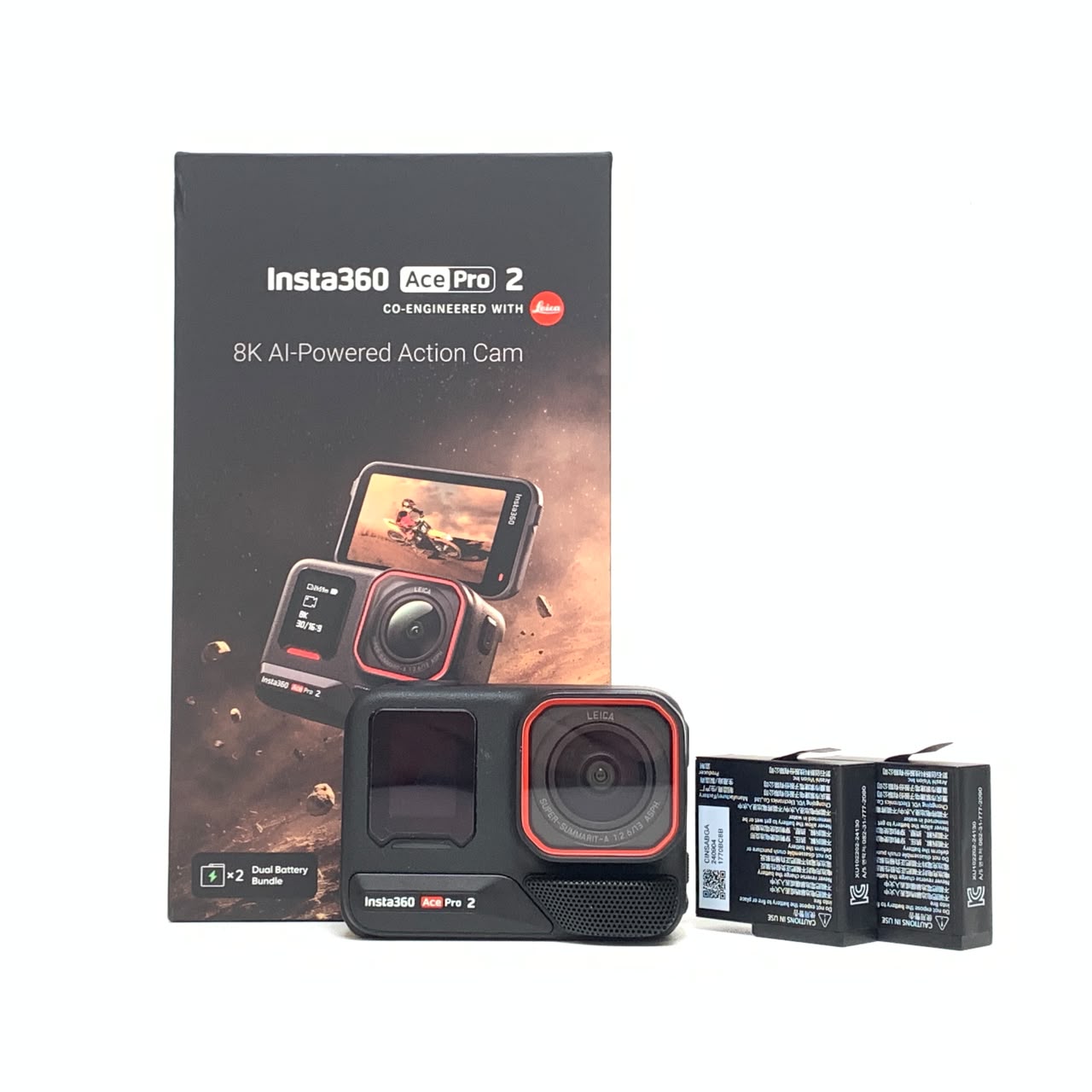 [USED]Insta360 Ace Pro 2 Action Camera Dual Battery Combo (99% Like New With Box) — Insta360 Ace Pro 2 Action Camera Dual Battery Bundle