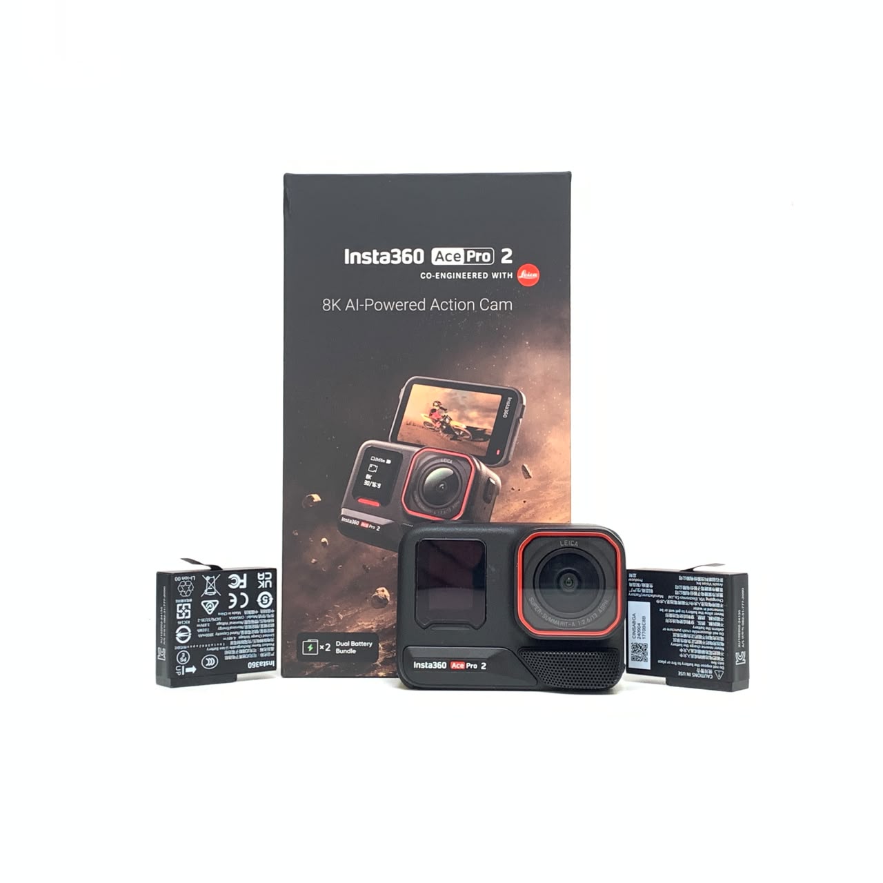 [USED]Insta360 Ace Pro 2 Action Camera Dual Battery Combo (99% Like New With Box) — Insta360 Ace Pro 2 Action Camera Dual Battery Bundle
