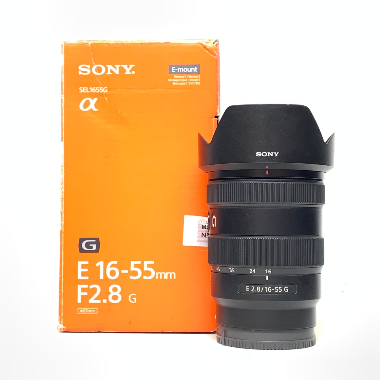 [USED] Sony E 16-55mm F2.8 G Lens (97% Like New With Box) — [USED] Sony E 16-55mm F2.8 G Lens