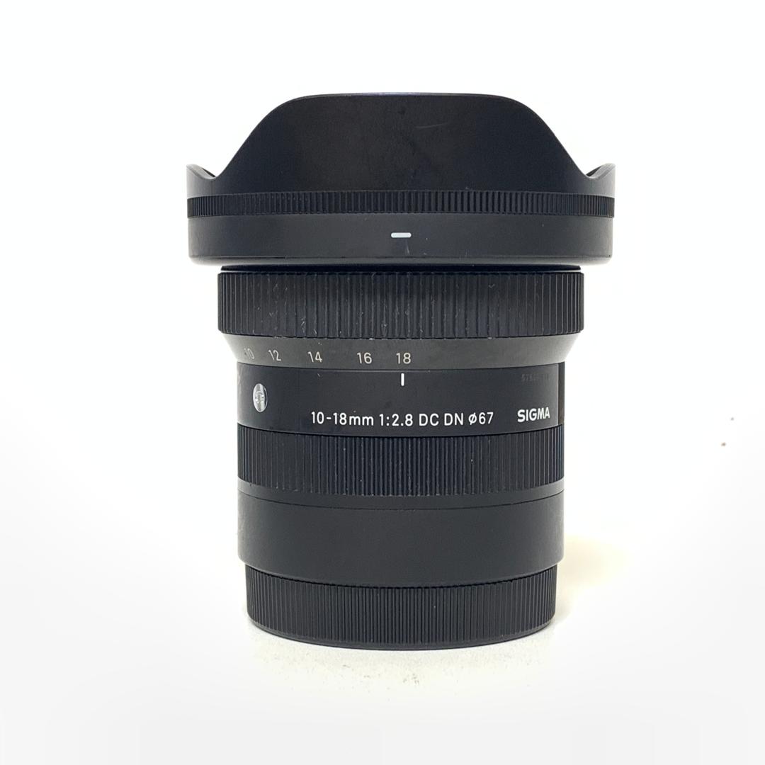 [USED] Sigma 10-18mm F2.8 DC DN C Lens for Sony E Mount (97% Like New With Box) — [USED] Sigma 10-18mm F2.8 DC DN C Lens for Sony E Mount