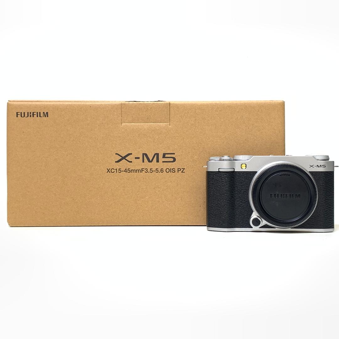 [USED] FUJIFILM X-M5 Camera Body (SC 2K Only, 98% Like New With Box) — [USED] FUJIFILM X-M5 Body Only (Silver)