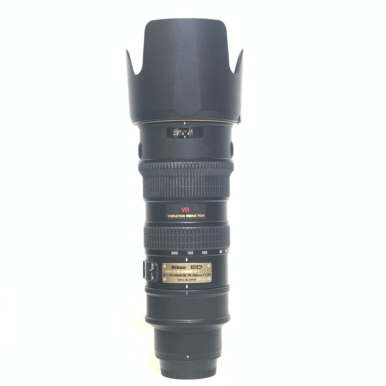 [USED] Nikon AF-S 70-200mm F2.8G ED VR Lens (99% Like New With Box) — [USED] Nikon AF-S NIKKOR 70-200mm f/2.8G ED VR Lens