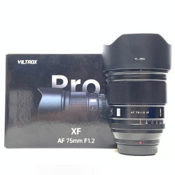 [USED] Viltrox AF 75mm F1.2 Pro for Fujifilm X-Mount (98% Like New with Box)
