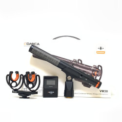 [USED] Comica Audio VM30 Wireless Shotgun Microphone System 2.4 GHz (99% Like New With Box)
