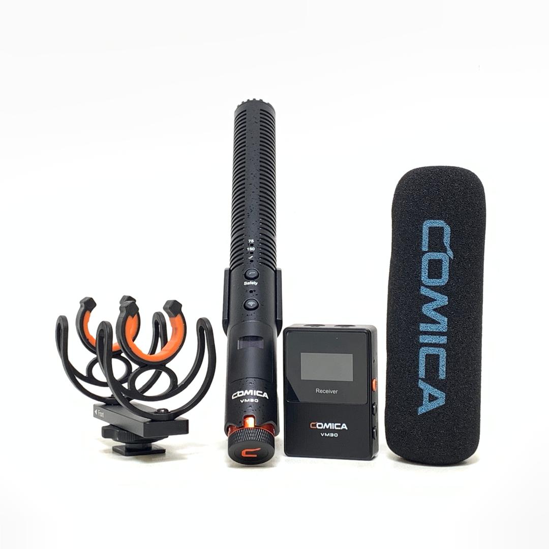 [USED] Comica Audio VM30 Wireless Shotgun Microphone System 2.4 GHz (99% Like New With Box) — Comica Audio VM30 Wireless Shotgun Microphone System (2.4 GHz)