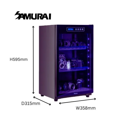Samurai Dry Cabinet UVA-068 60L Dry Cabinet with UVA Sterilization — [PRE ORDER] Samurai Dry Cabinet UVA-068 (60L) with UVA Sterilization
