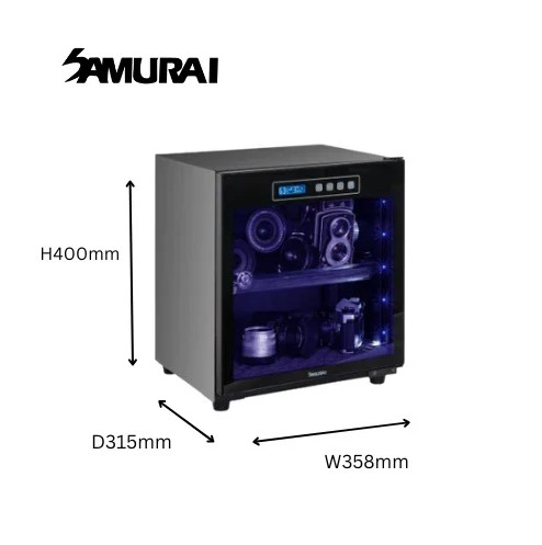 Samurai Dry Cabinet UVA-040 40L Dry Cabinet with UVA Sterilization — [PRE ORDER] Samurai Dry Cabinet UVA-040 (40L) with UVA Sterilization