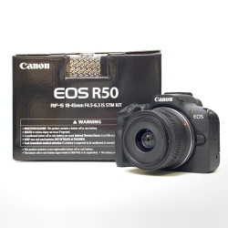 [USED] Canon EOS R50 Kit 18-45mm F4.5-6.3 Lens (SC 5K Only,99% Like New With Box)