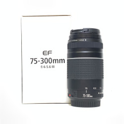 [USED] Canon EF 75-300mm F4-5.6 III Lens (97% Like New WIth Box)