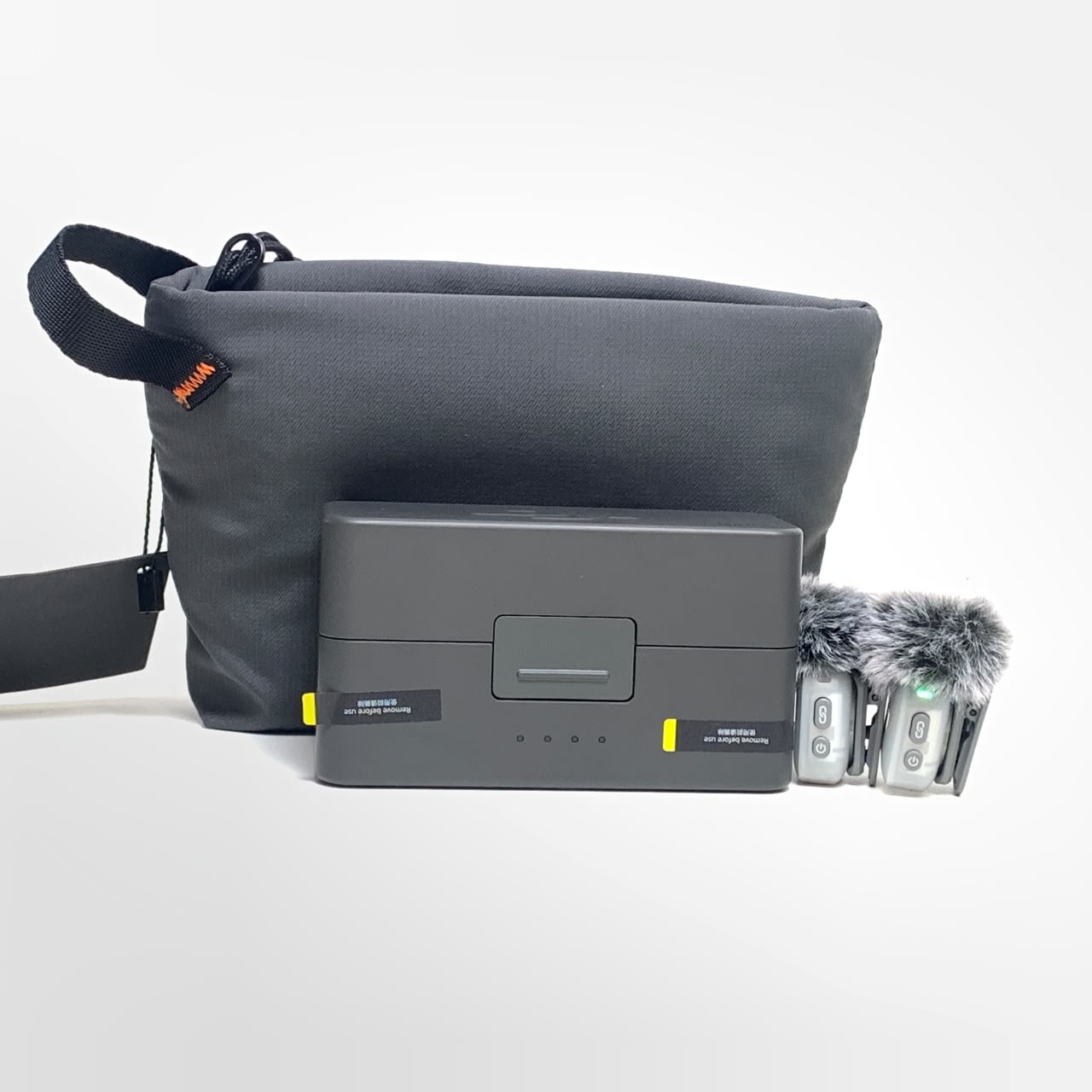 [USED] DJI MIC MINI 2 2-Person Compact Wireless Microphone System for Camera & Smartphone (2.4 GHz) (2TX + 1 RX) (99% Like New) — DJI Mic Mini 2