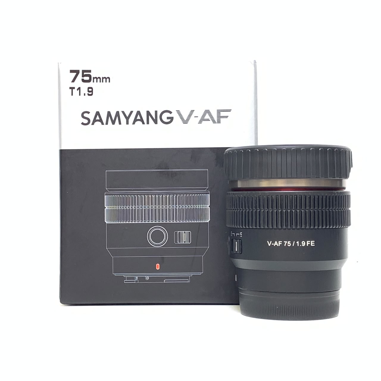 [USED] Samyang V-AF 75mm T1.9 FE Cine Lens (Sony E-Mount, 99% Like New with Box) — [USED] Samyang Cine V-AF 75mm T1.9 FE Lens for Sony E-Mount