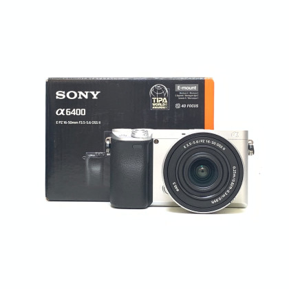 [USED] Sony A6400 With 16-50mm Lens (Silver, SC 2K+ Only, Sony MY Wty Until 6/2028)