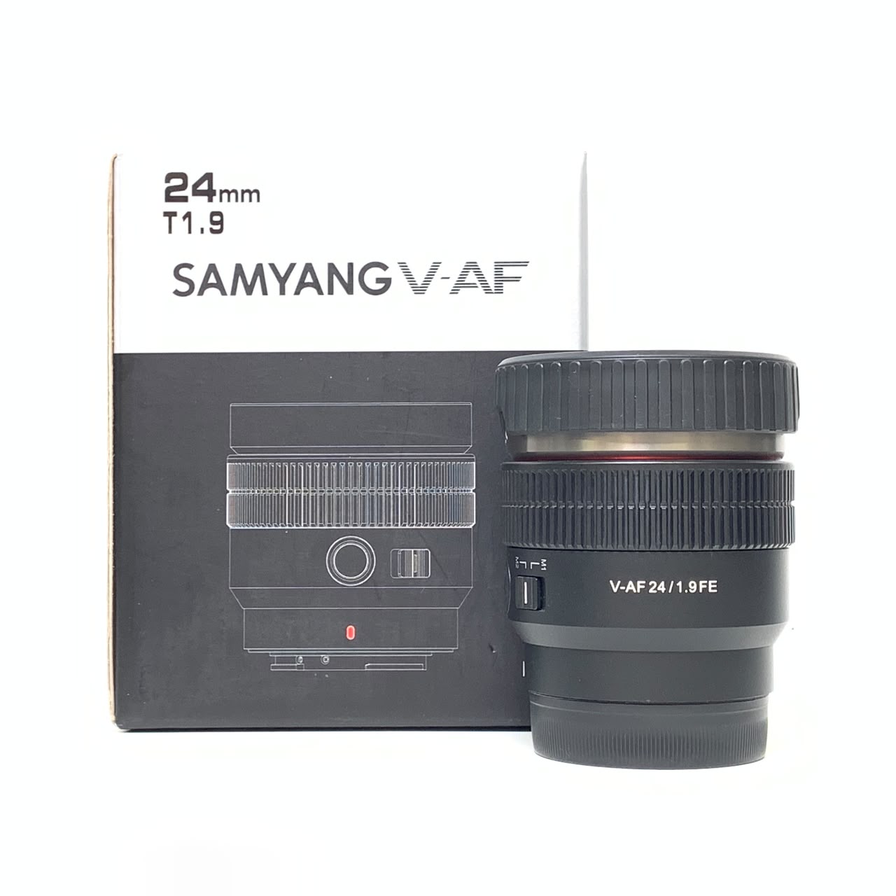 [USED] Samyang V-AF 24mm T1.9 FE Cine Lens For Sony E-Mount ( 99% Like New With Box) — Samyang Cine V-AF 24mm T1.9 FE Lens (Sony E-Mount)